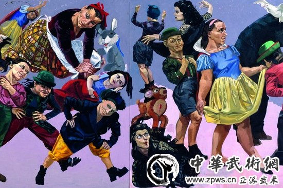  《白雪公主角色扮演者》（局部），1996